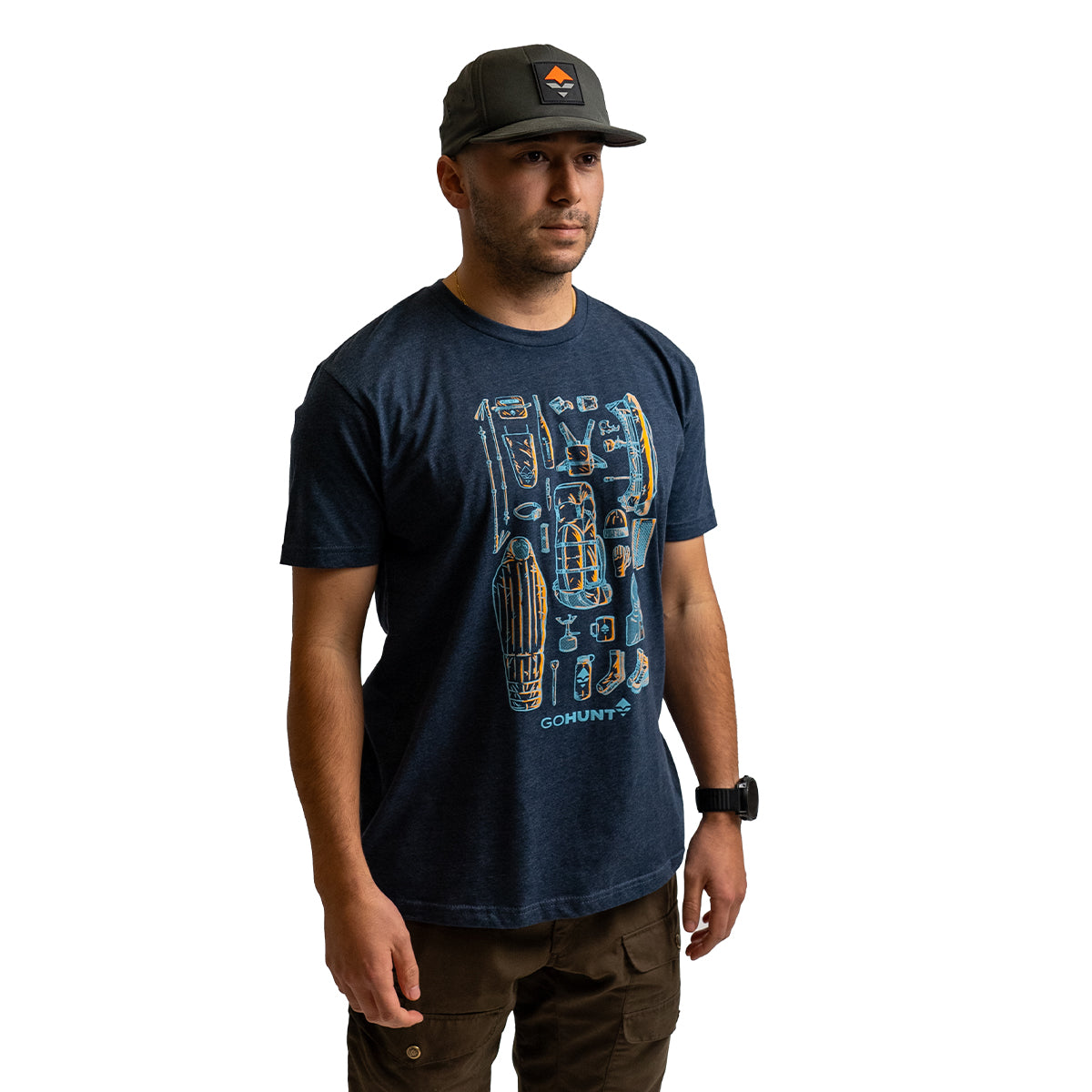 GOHUNT Gear Dump T-Shirt in Midnight Navy by GOHUNT | GOHUNT - GOHUNT Shop