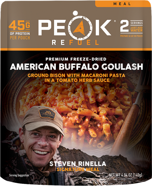 Peak Refuel Steven Rinella American Buffalo Goulash