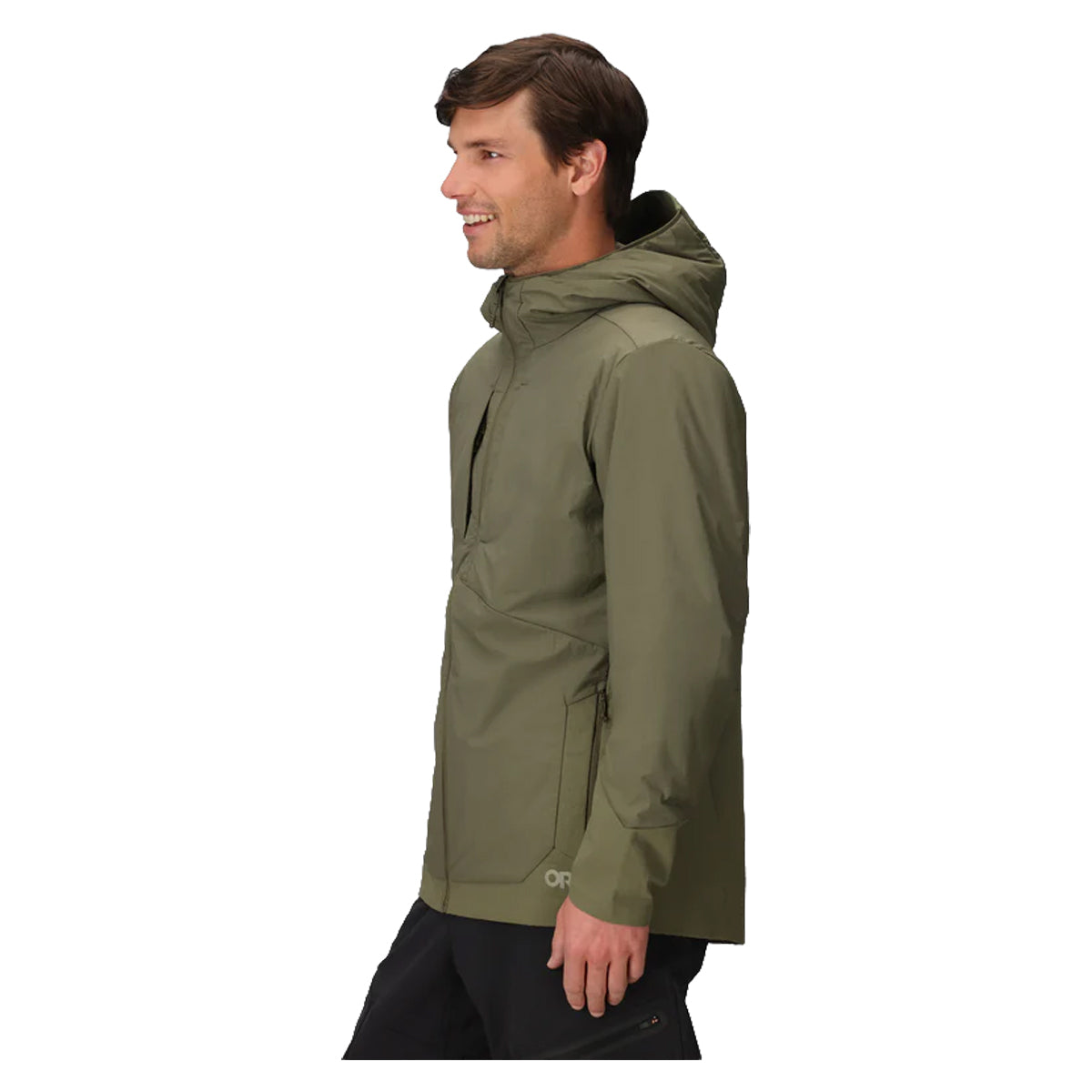 Outdoor Research Men's Shadow Hybrid Hoodie in Ranger Green by GOHUNT | Outdoor Research - GOHUNT Shop
