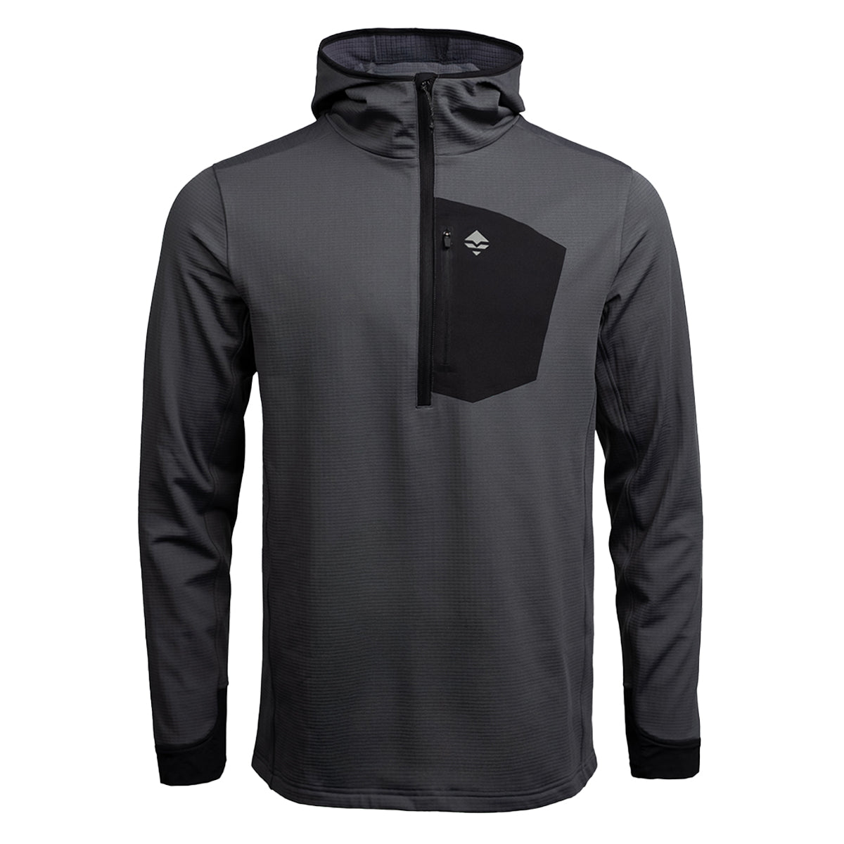 GOHUNT Black Rock Hoodie in Cinder & Soot Gray by GOHUNT | GOHUNT - GOHUNT Shop