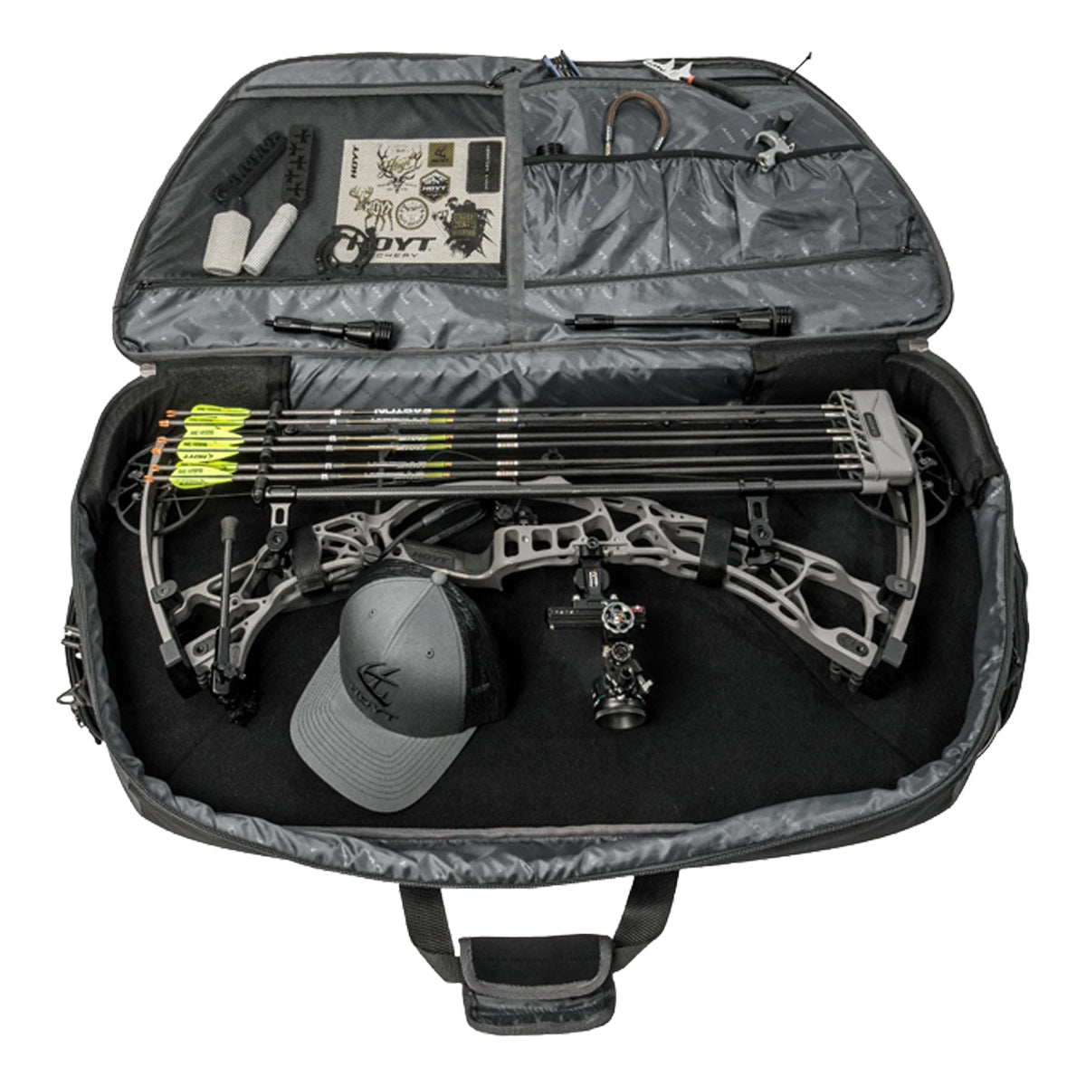 Hoyt Excursion Bow Case 2.0 in Grey/Black by GOHUNT | Hoyt - GOHUNT Shop