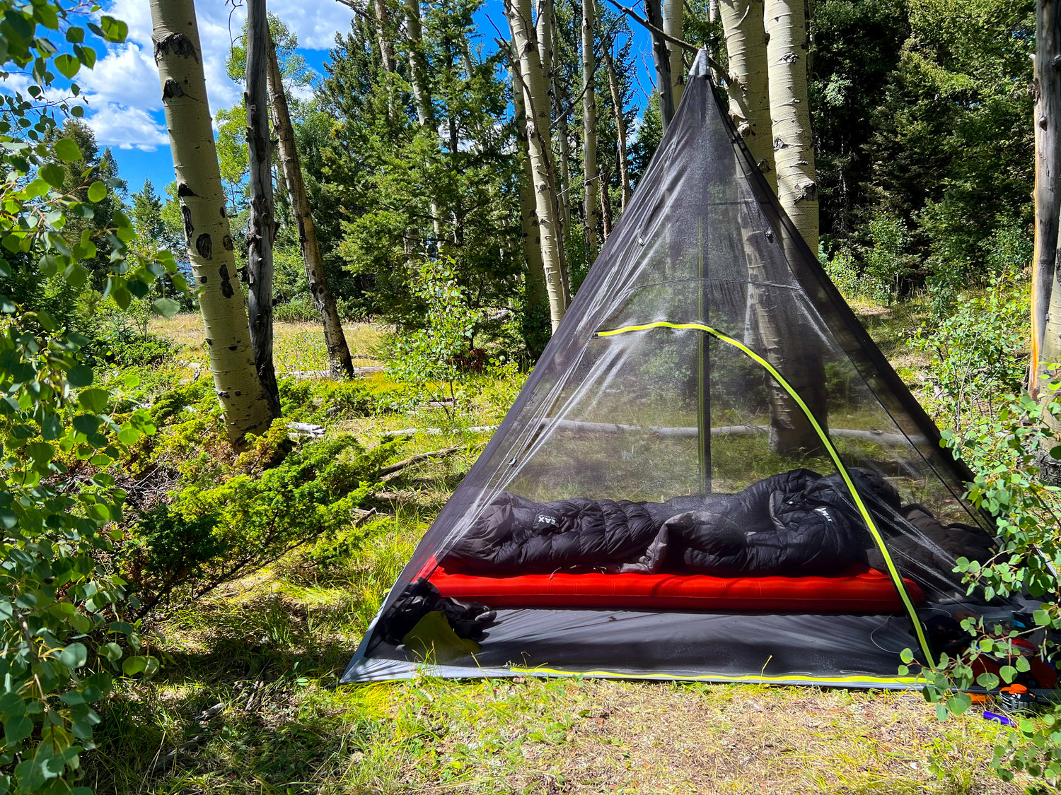 terra peak wurfzelt PEAX Equipment Solitude 4 Half Nest