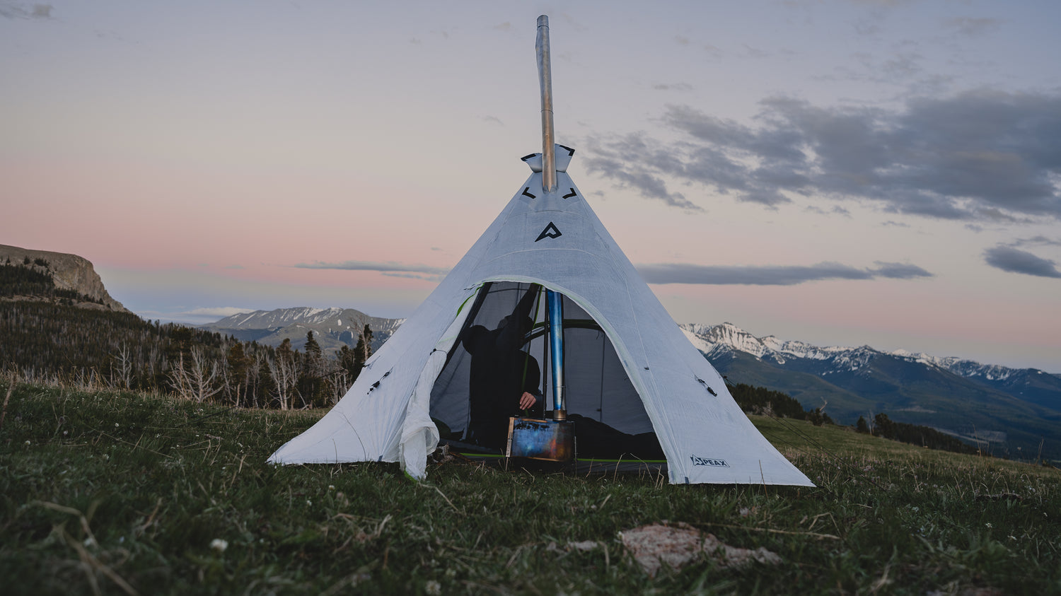half tent PEAX Equipment Solitude 4 Half Nest