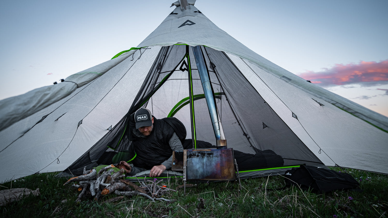 terra peak wurfzelt PEAX Equipment Solitude 4 Half Nest