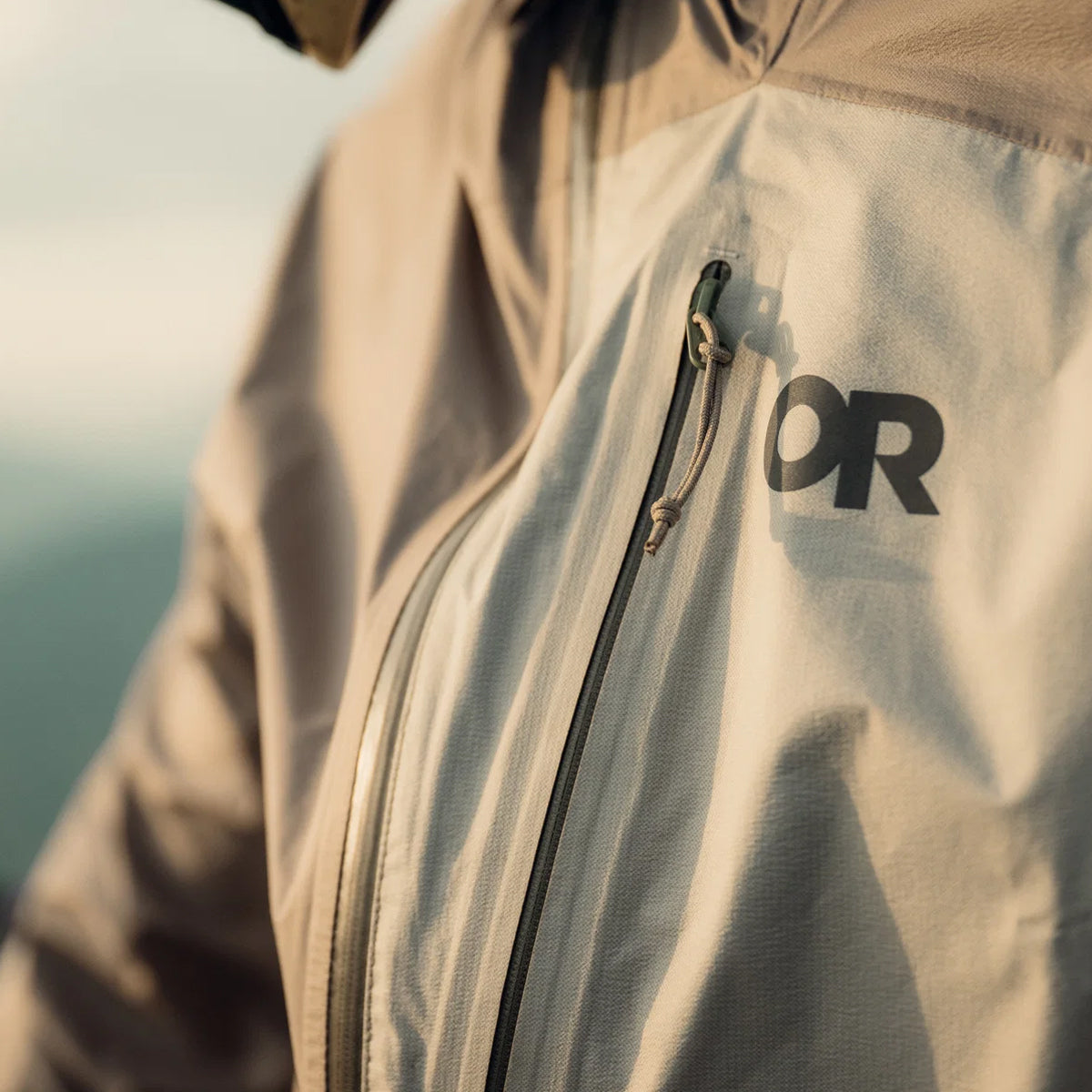 Outdoor Research Helium UL Jacket in Pro Khaki by GOHUNT | Outdoor Research - GOHUNT Shop