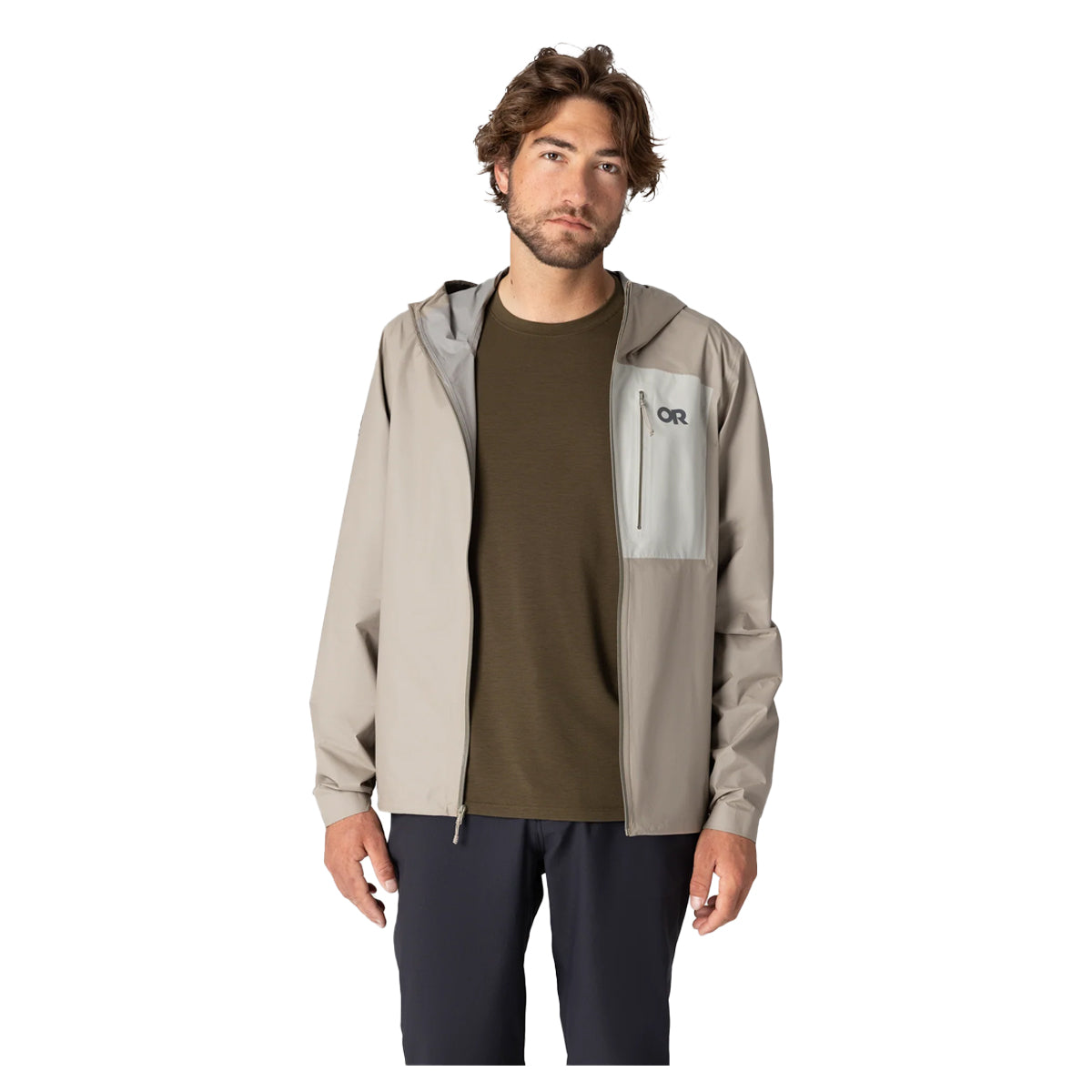 Outdoor Research Helium UL Jacket in Pro Khaki by GOHUNT | Outdoor Research - GOHUNT Shop