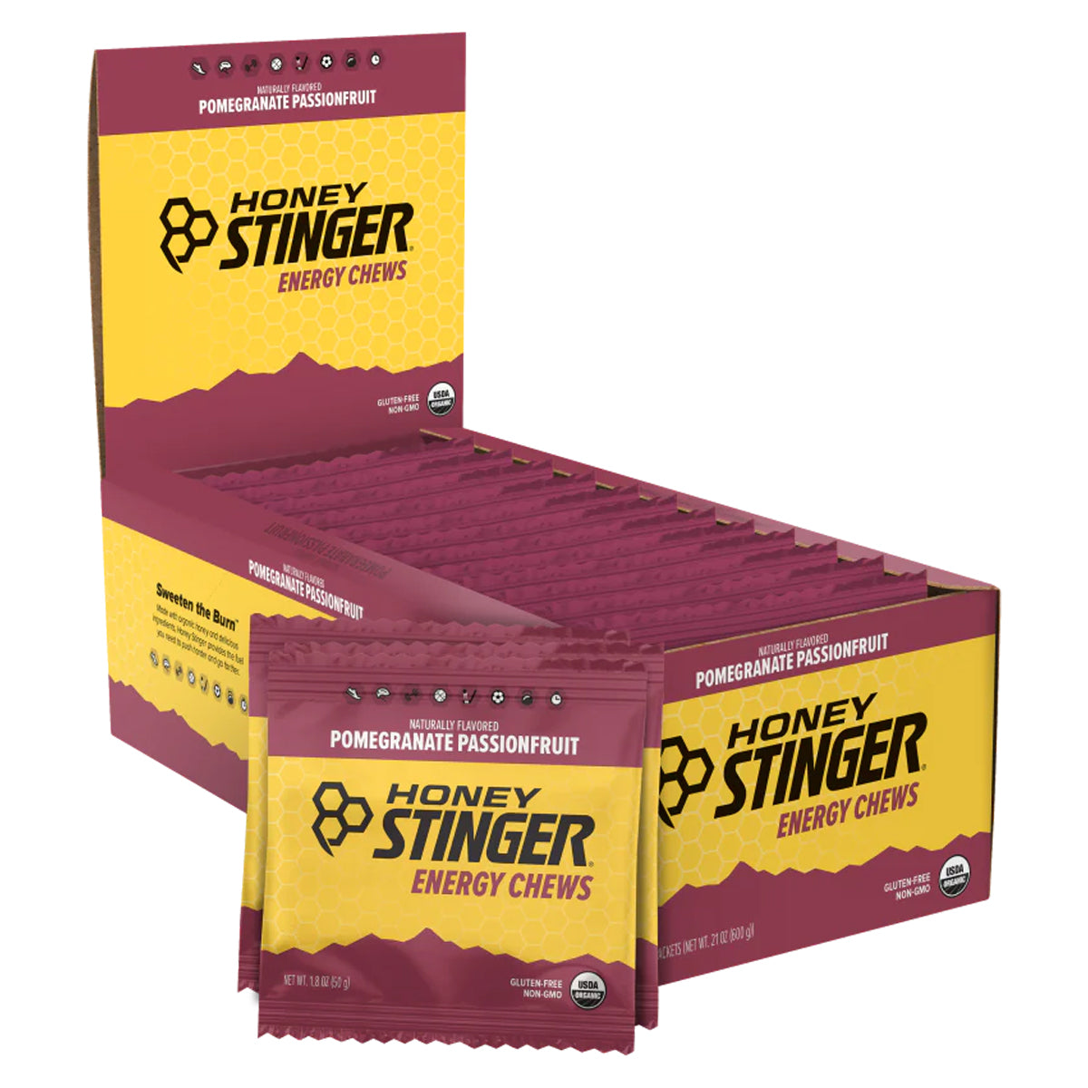 Honey Stinger Energy Chews - 12 Count in  by GOHUNT | Honey Stinger - GOHUNT Shop