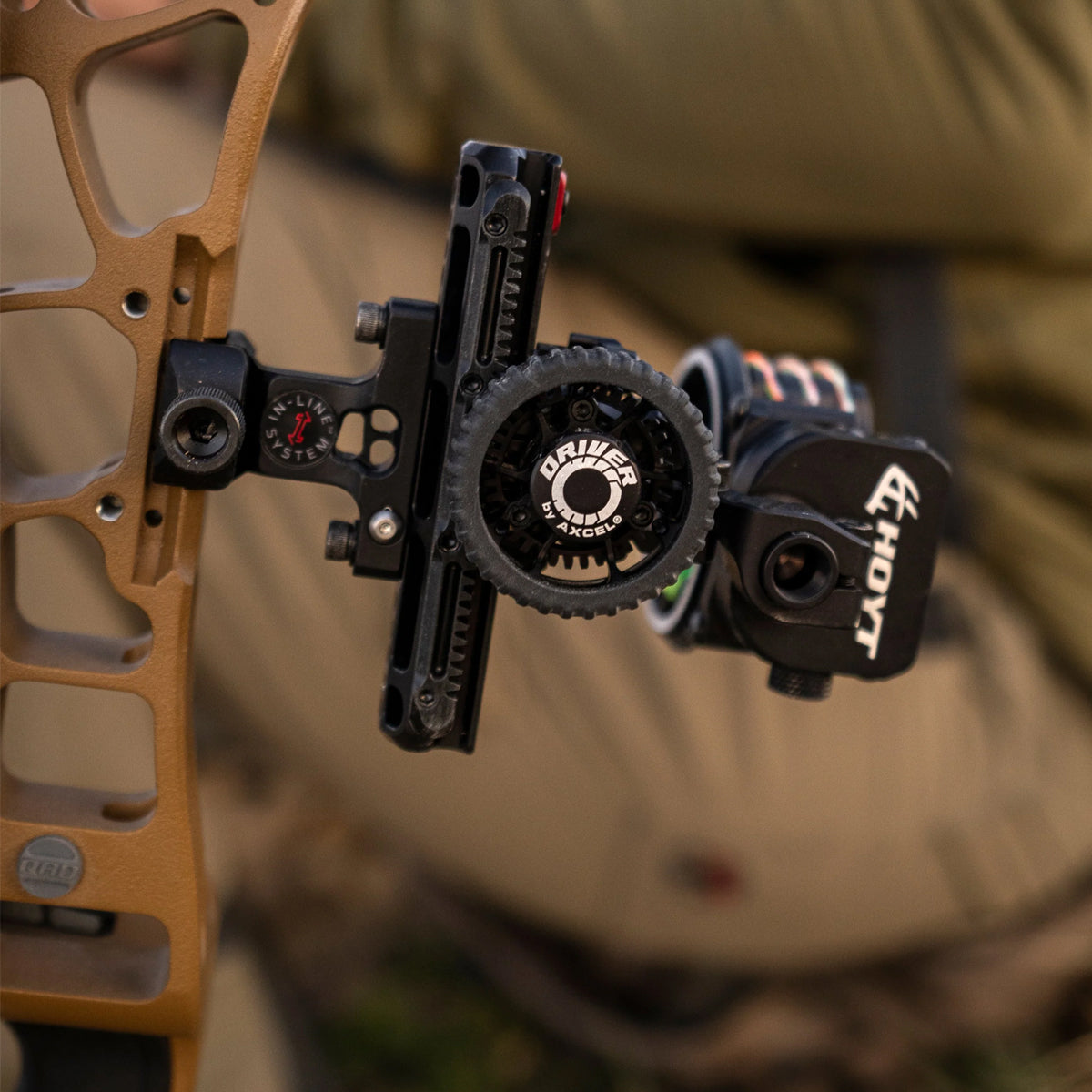 Hoyt Archery Driver Picatinny Adjustable Bow Sight in  by GOHUNT | Hoyt - GOHUNT Shop