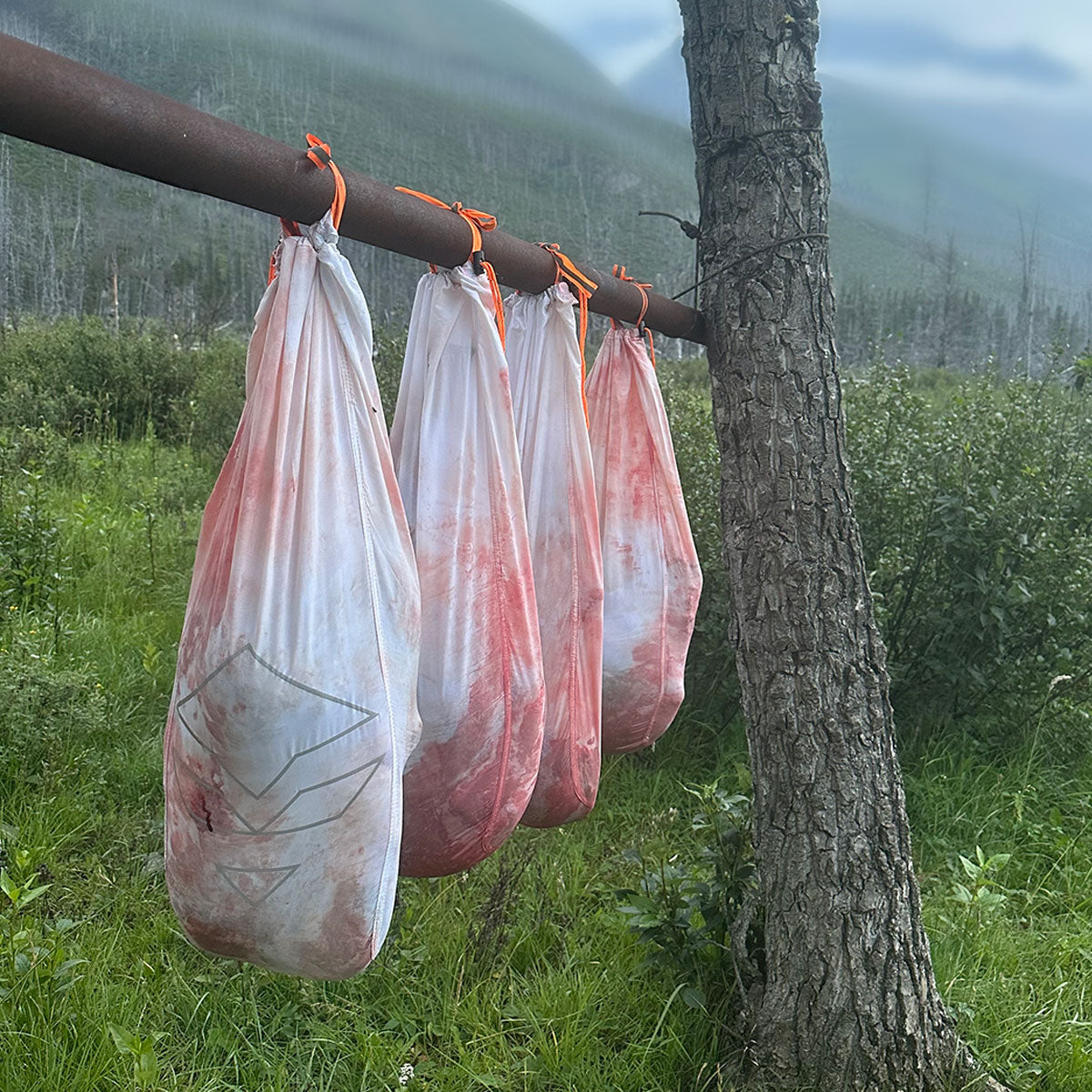 Hunting packs for packing clearance out meat