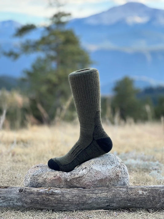 Hollow Fleece Mid-Weight Alpaca Mountaineering Socks