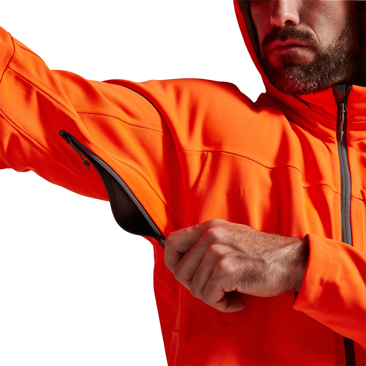 Sitka Jetstream Jacket in Blaze Orange by GOHUNT | Sitka - GOHUNT Shop