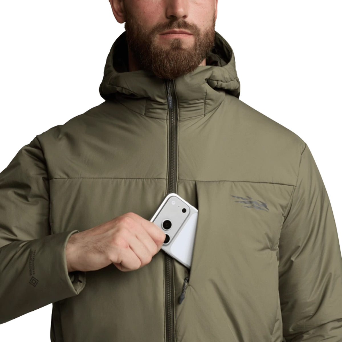 Sitka Kelvin Pro Hooded Jacket in Dark Sage Green by GOHUNT | Sitka - GOHUNT Shop