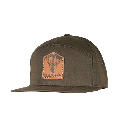 King's Flatty Leather Elk Hat