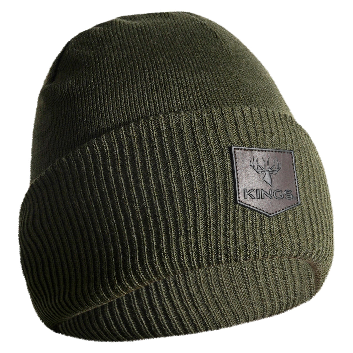 Kings Cuffed Patch Beanie in  by GOHUNT | King's - GOHUNT Shop