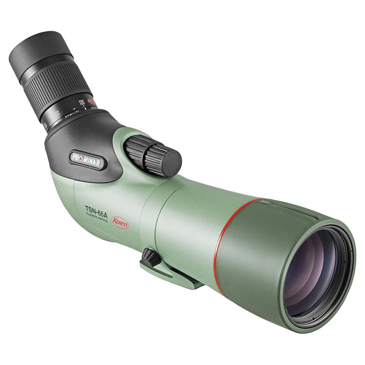 Kowa PROMINAR Pure FL TSN-66A Angled Spotting Scope w/ 25-60x TE-11WZ II Zoom Eyepiece