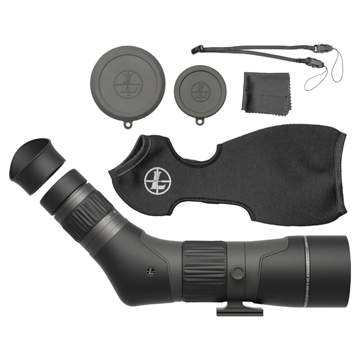 Leupold SX-2 Alpine HD Gen 2 20-60x60mm Angled Spotting Scope (185683)