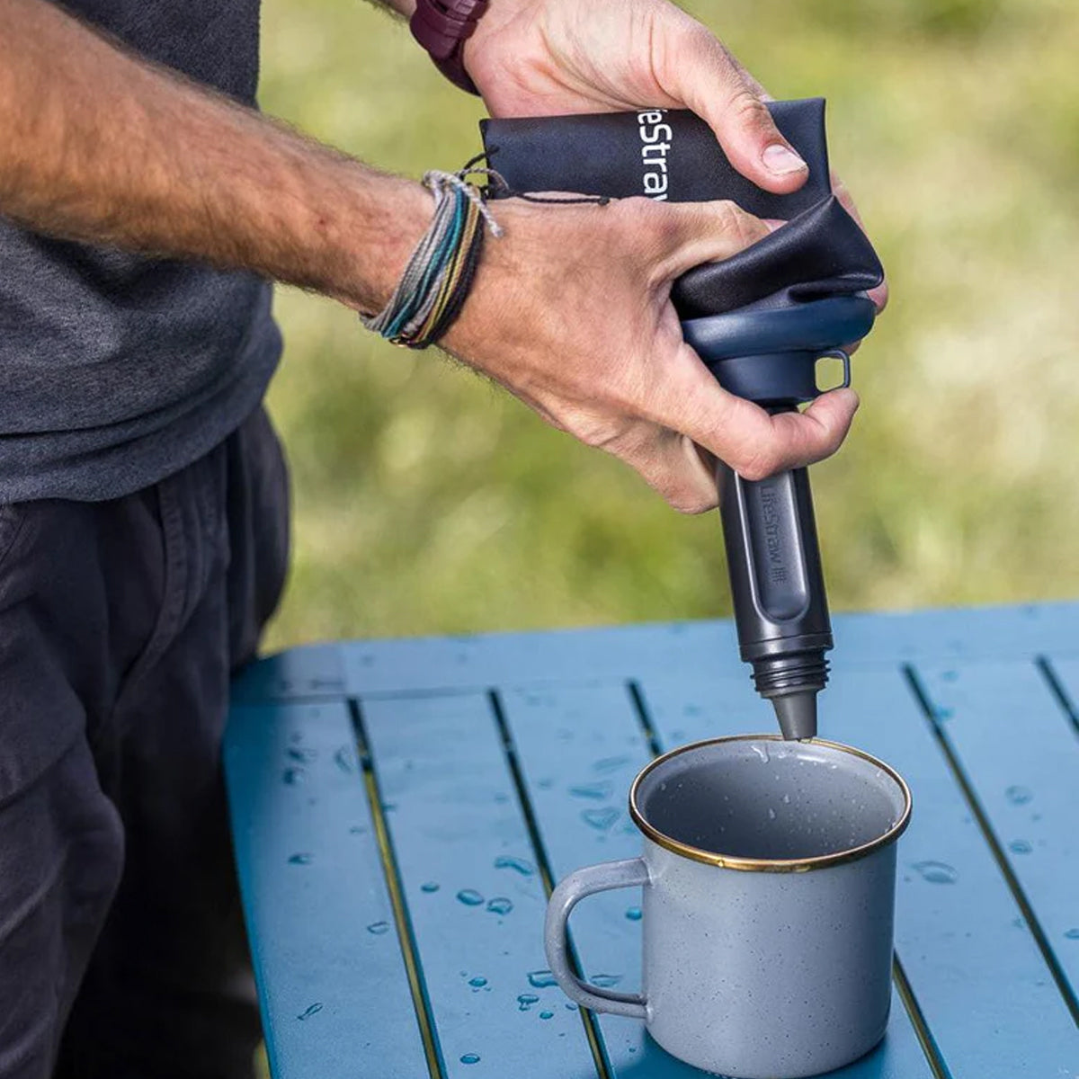 LifeStraw Peak Series Collapsible Squeeze Water Bottle Filter System