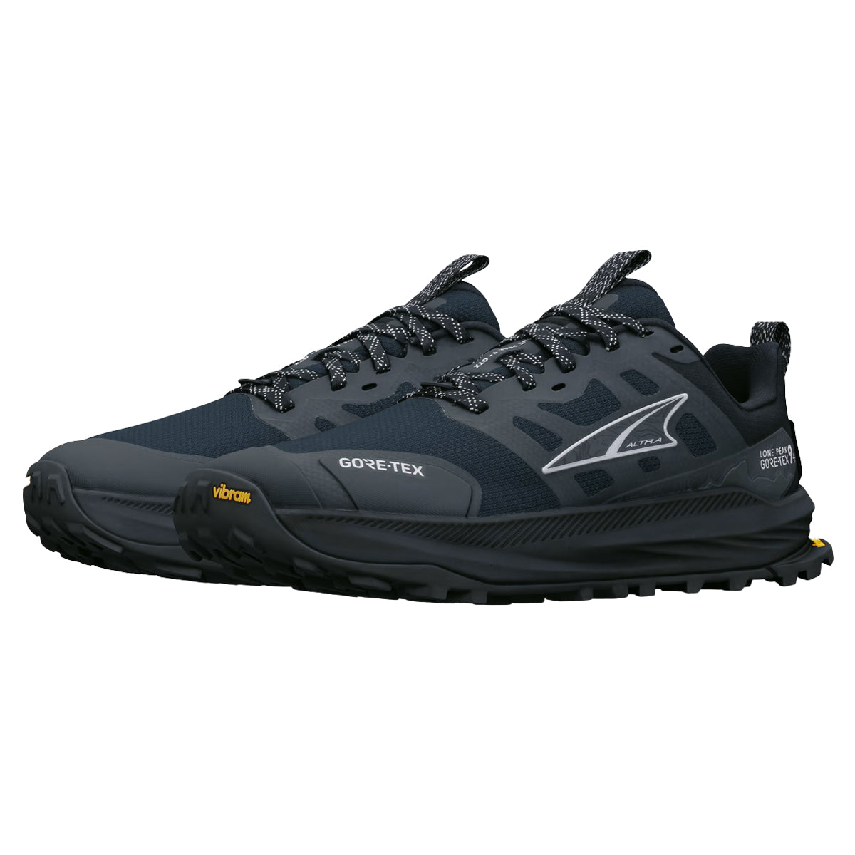 Altra Women's Lone Peak 9+ GTX in Black by GOHUNT | Altra - GOHUNT Shop