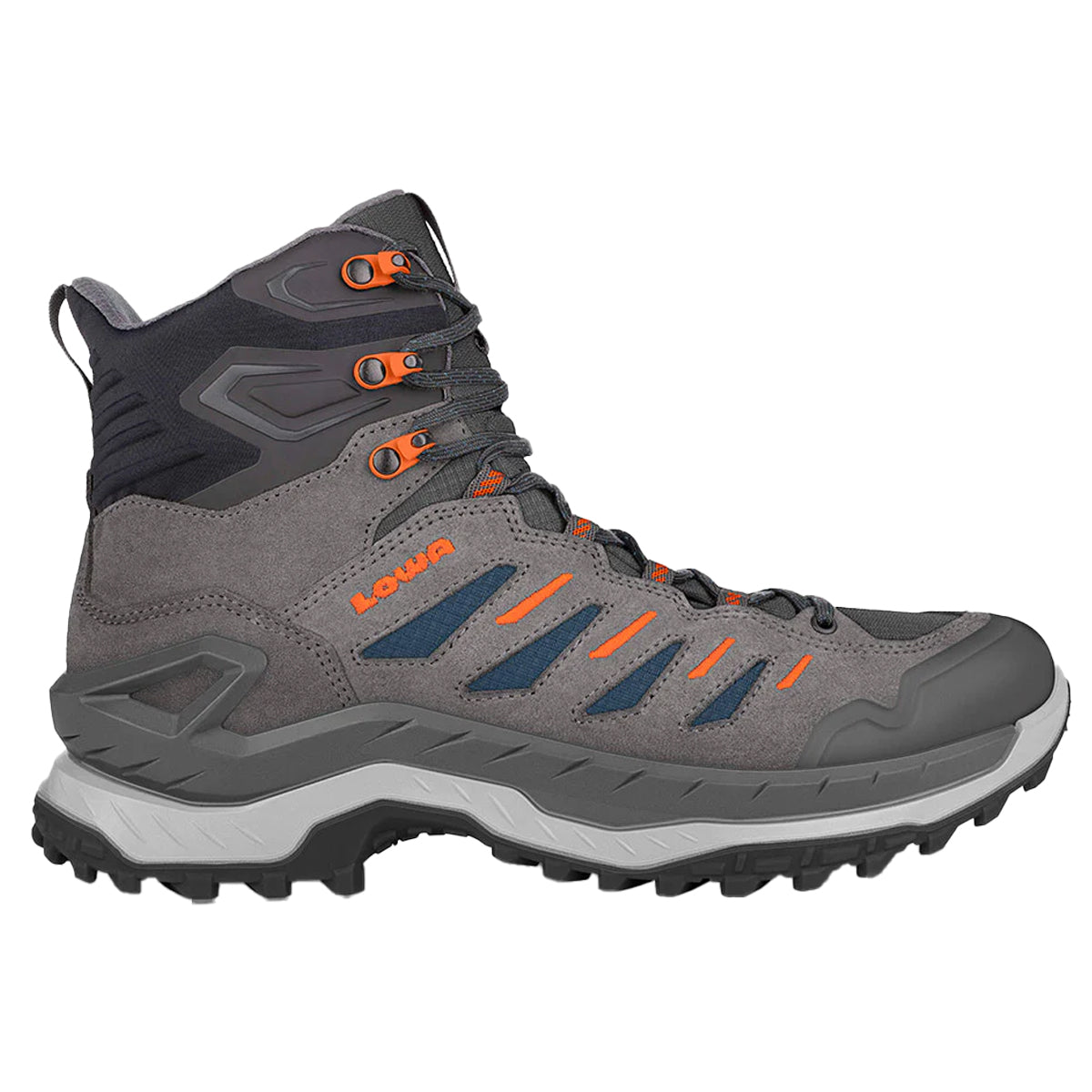 Lowa Innovo GTX Mid in Grey/Petrol by GOHUNT | Lowa - GOHUNT Shop