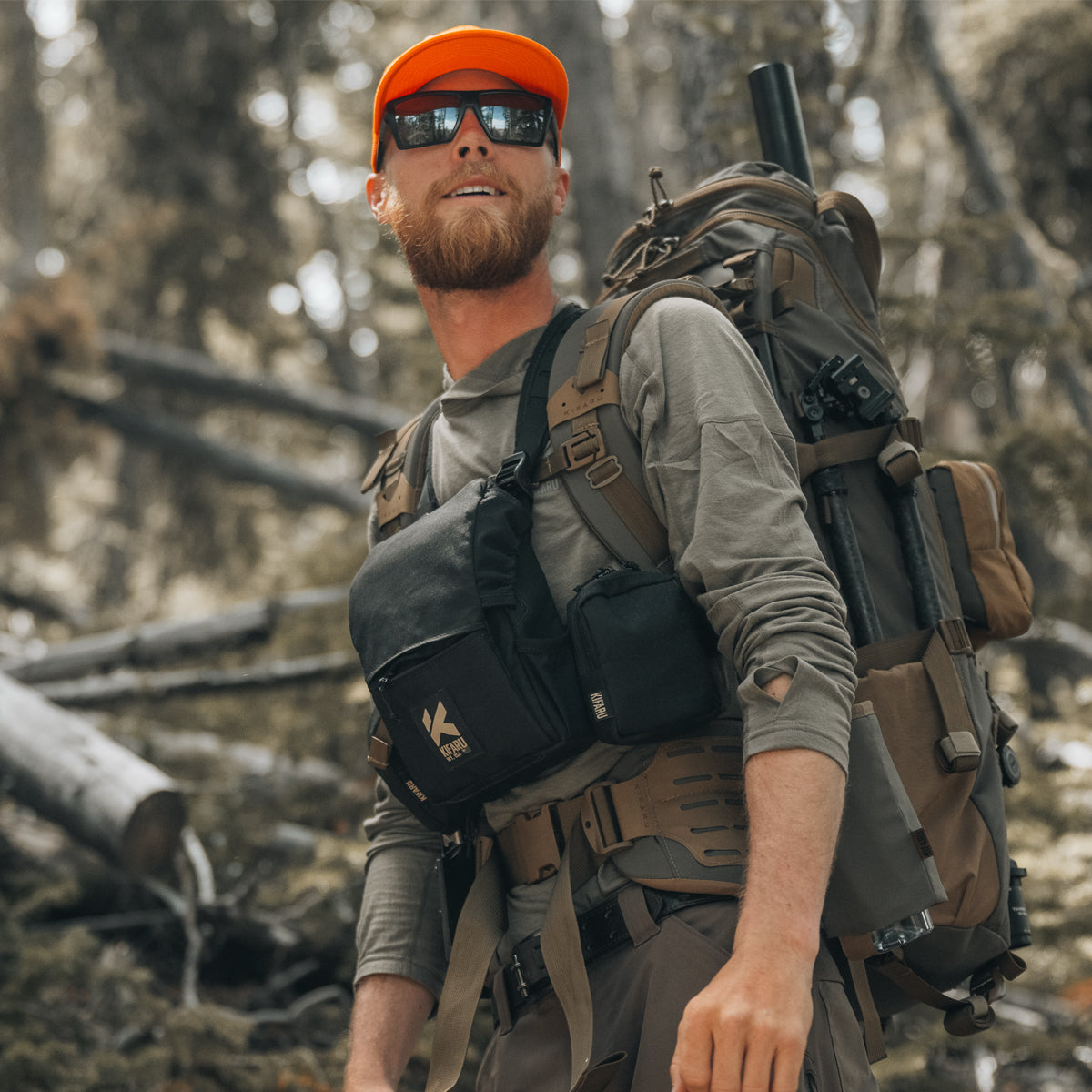 Kifaru Mesa Bino Harness System in Black by GOHUNT | Kifaru - GOHUNT Shop