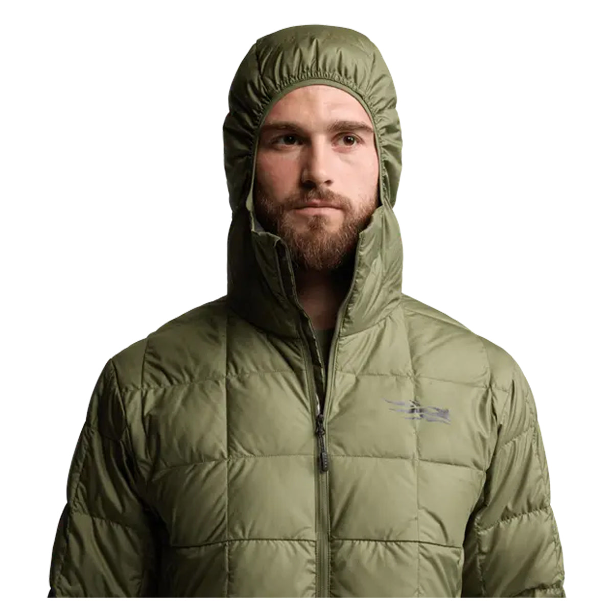 Sitka Microdown Hooded Jacket in Olive Green by GOHUNT | Sitka - GOHUNT Shop