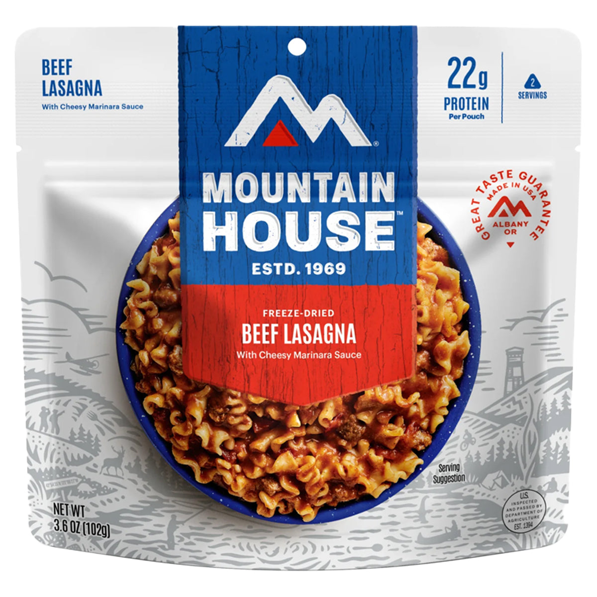 Mountain House Beef Lasagna in  by GOHUNT | Mountain House - GOHUNT Shop
