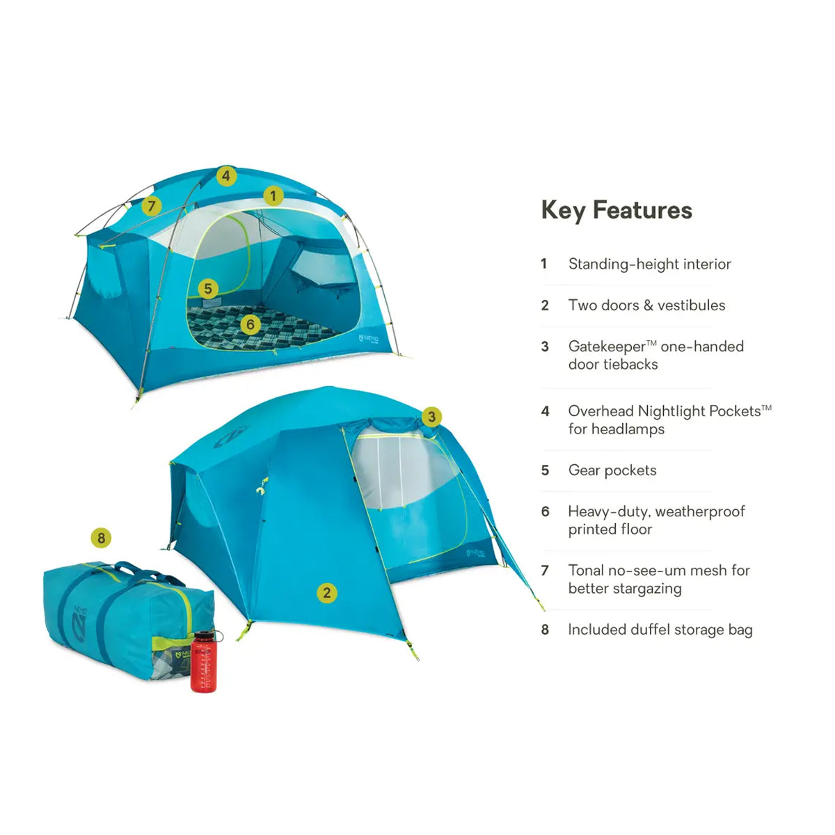 Nemo Aurora Highrise 6P Tent