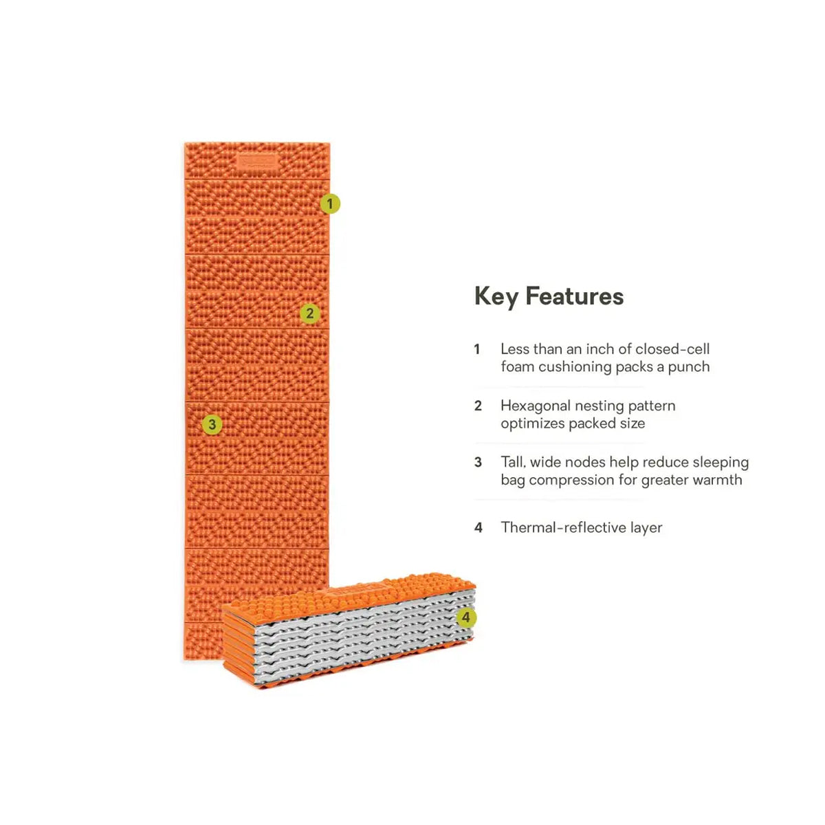 Nemo Switchback Ultralight Foam Sleeping Pad | Shop at GOHUNT