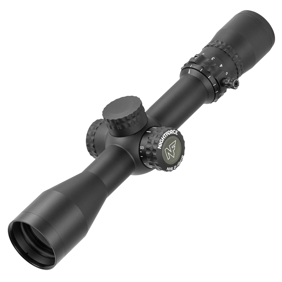 Nightforce NX6 2-12x42mm Capped W/E .250 MOA DigIllumTM 4A-I (C732) in  by GOHUNT | Nightforce - GOHUNT Shop