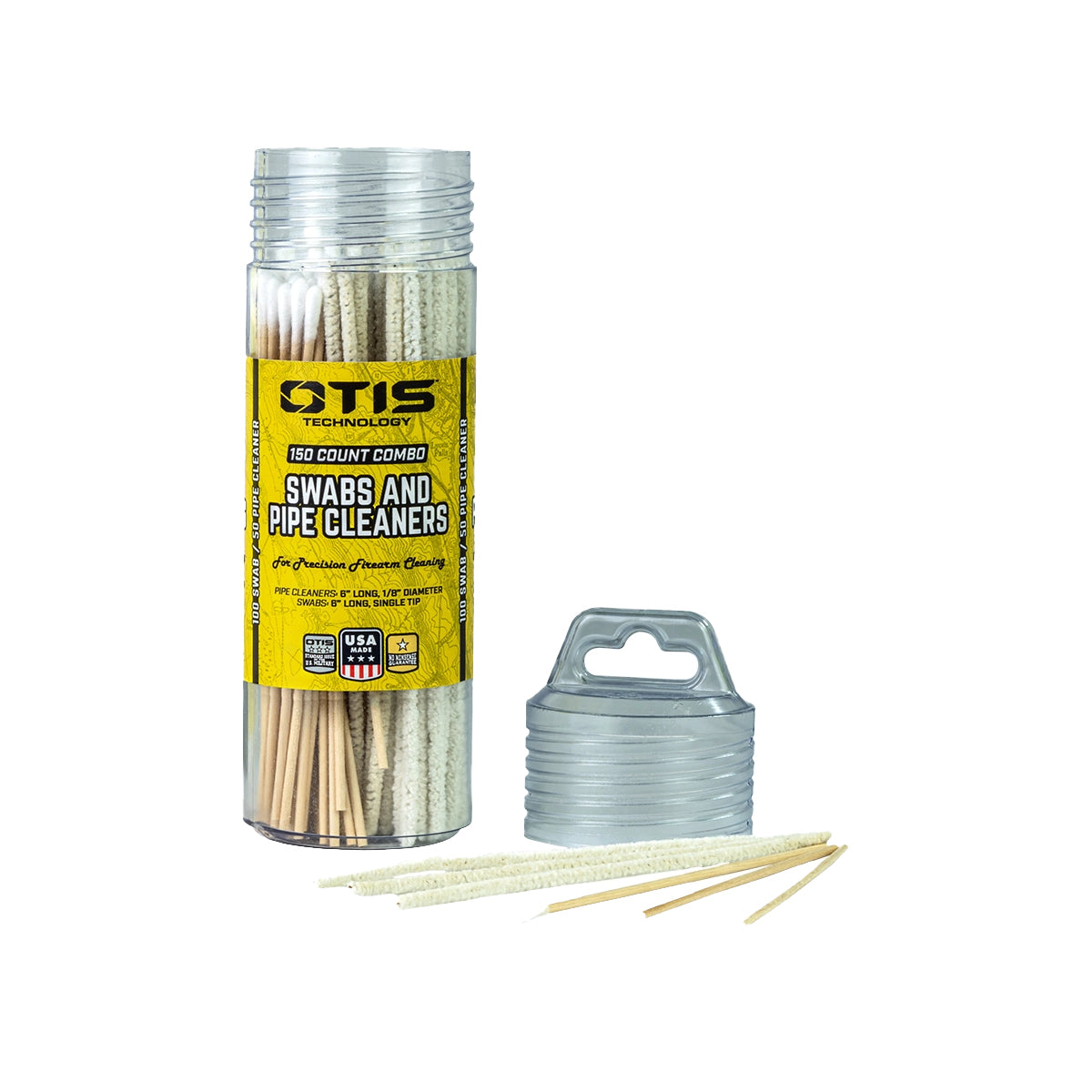 Otis Technology 100 Single Tip Swabs/50 Pipe Cleaners