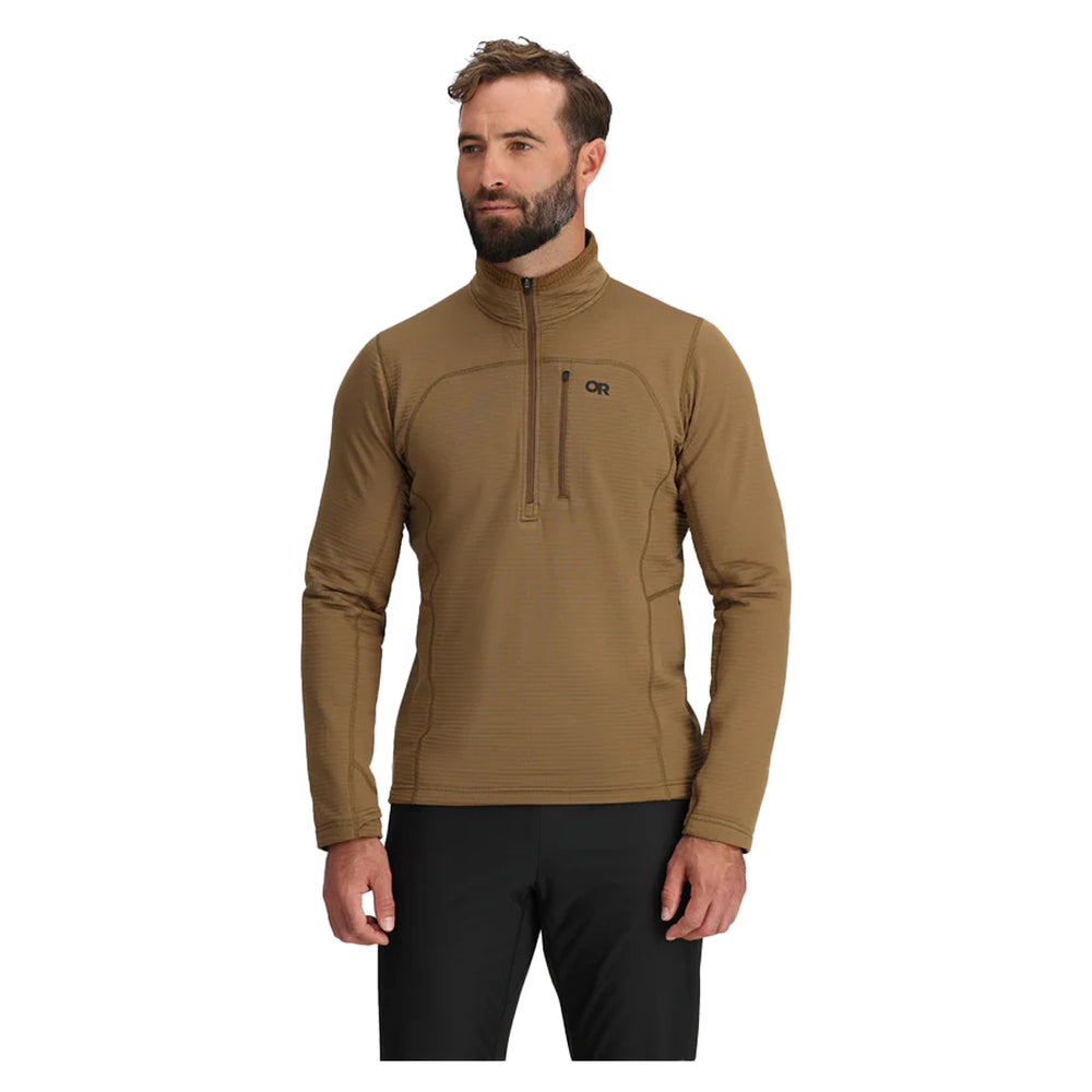 Outdoor Research Men's Vigor Grid Fleece Half Zip Shop at GOHUNT