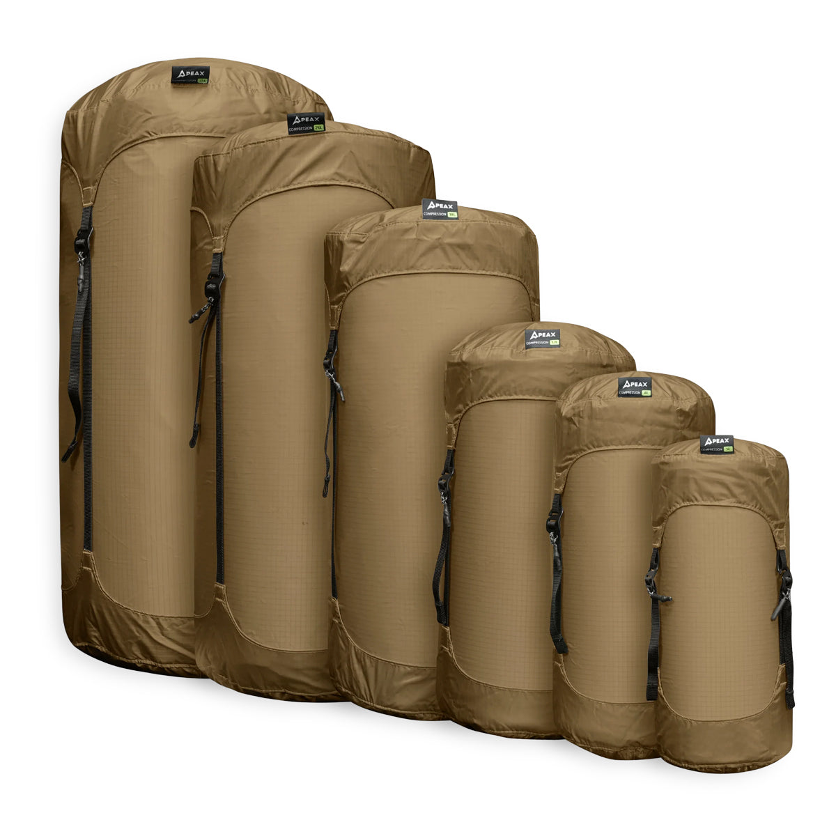 PEAX Equipment Compression Sack in Tan by GOHUNT | PEAX Equipment - GOHUNT Shop