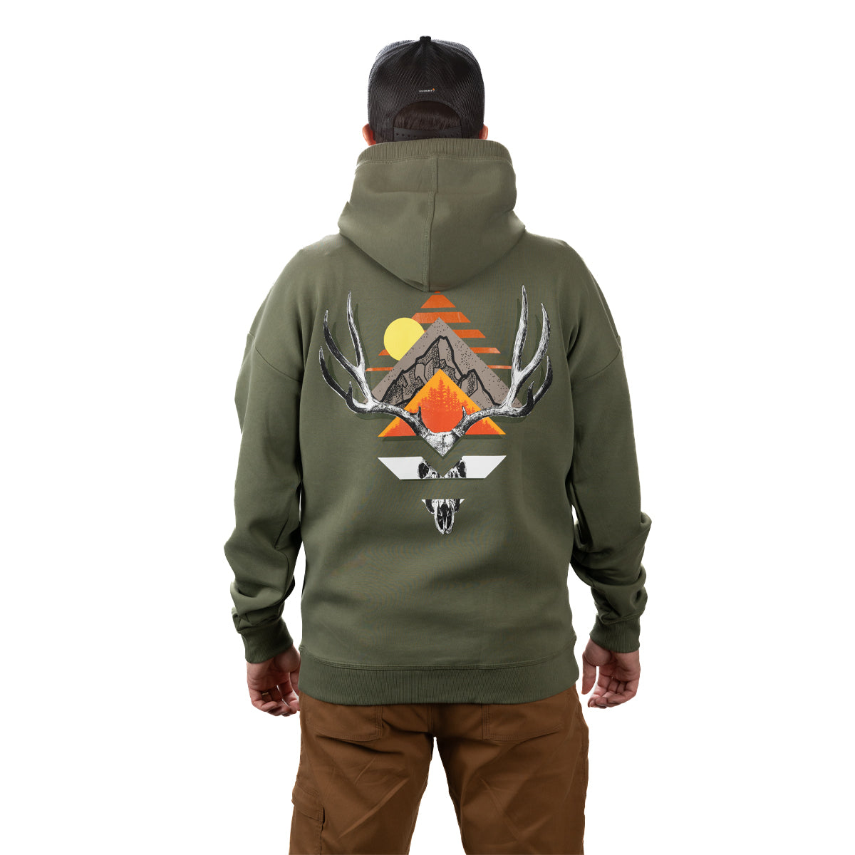 GOHUNT Reflections Hoodie in Muted Olive by GOHUNT | GOHUNT - GOHUNT Shop
