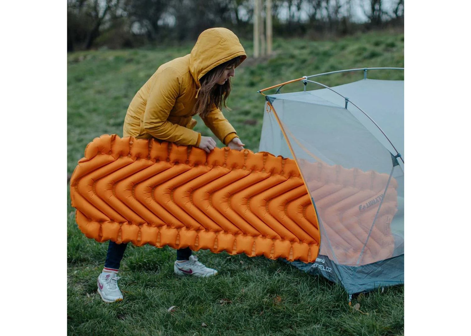 Klymit Insulated Static V Lite Sleeping Pad in  by GOHUNT | Klymit - GOHUNT Shop
