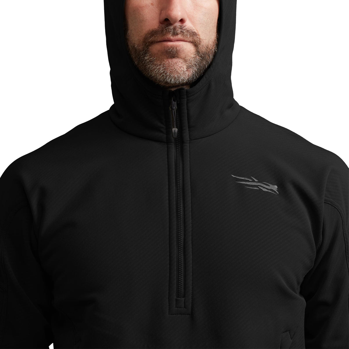 Sitka Alpha Fleece Hoody in Sitka Black by GOHUNT | Sitka - GOHUNT Shop