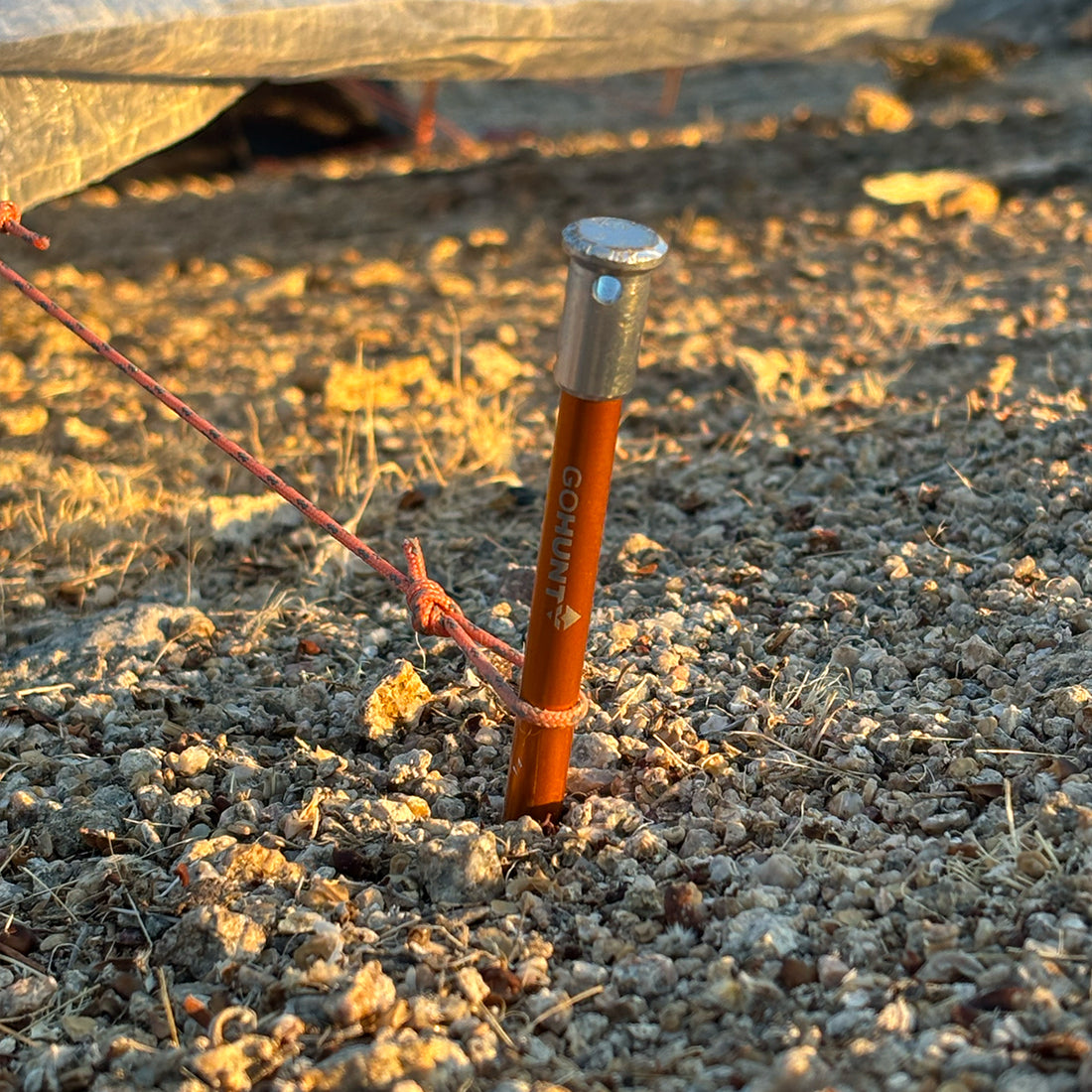 GOHUNT Aluminum Stake Set | Trusted Camping Gear | Shop at GOHUNT
