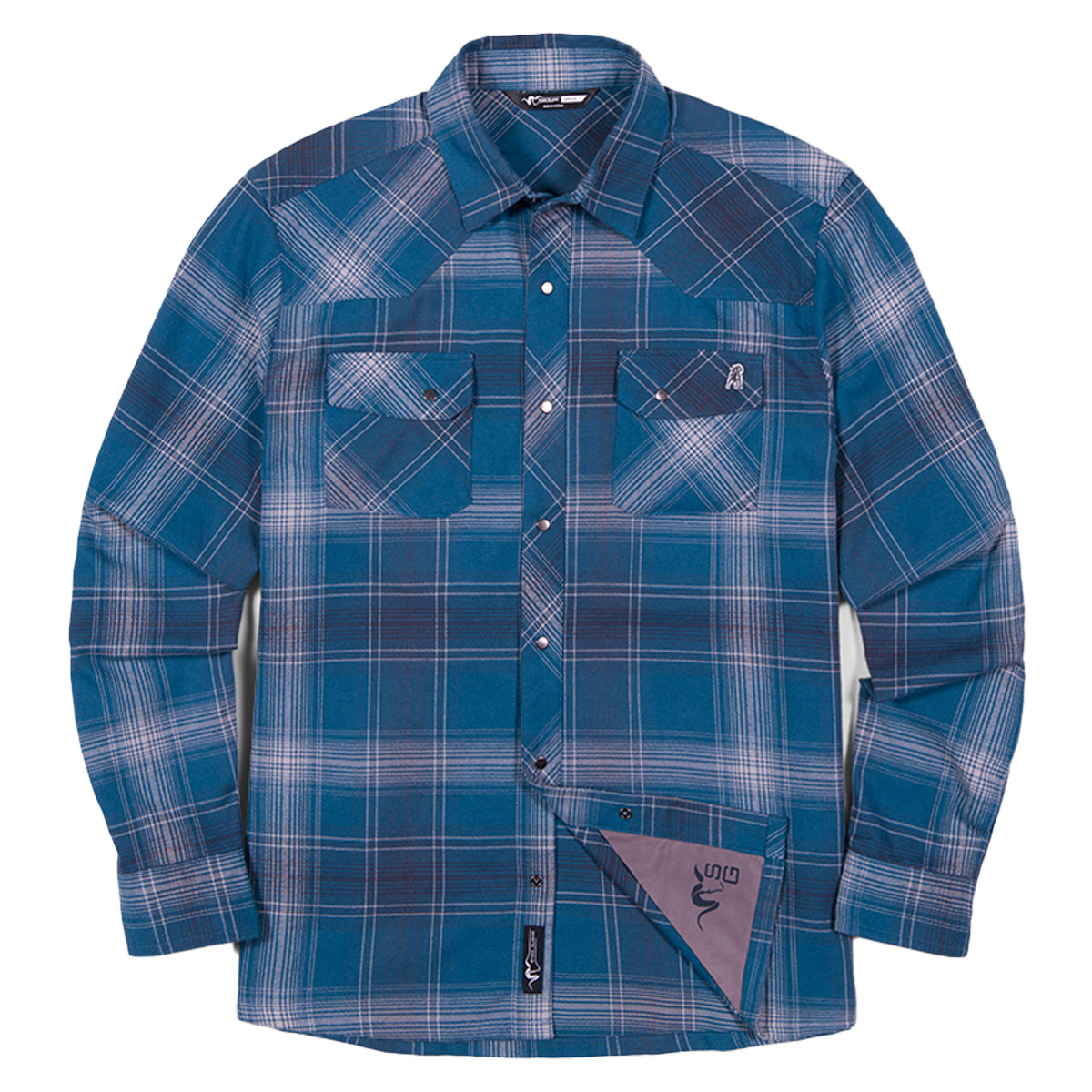 14ss Stone  フーディッドオーバーシャツ Stone Glacier Timber Butte Snap Shirt | Shop at GOHUNT