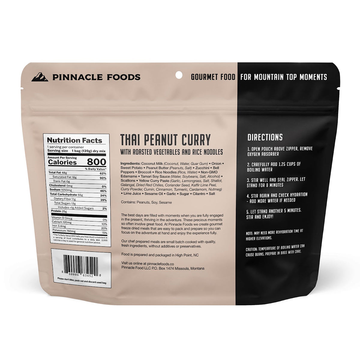 Pinnacle Foods Thai Peanut Curry with Roasted Vegetables and Rice Noodles in  by GOHUNT | Pinnacle Foods - GOHUNT Shop