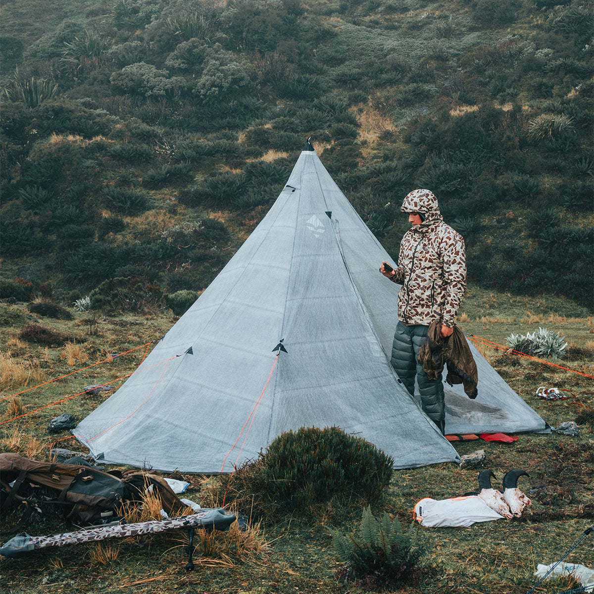 GOHUNT 4 Person Dyneema Tipi in  by GOHUNT | GOHUNT - GOHUNT Shop