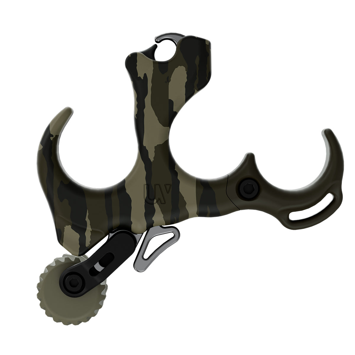 Ultraview Archery UV Button Release in Mossy Oak Bottomland Stainless Steel by GOHUNT | Ultraview Archery - GOHUNT Shop