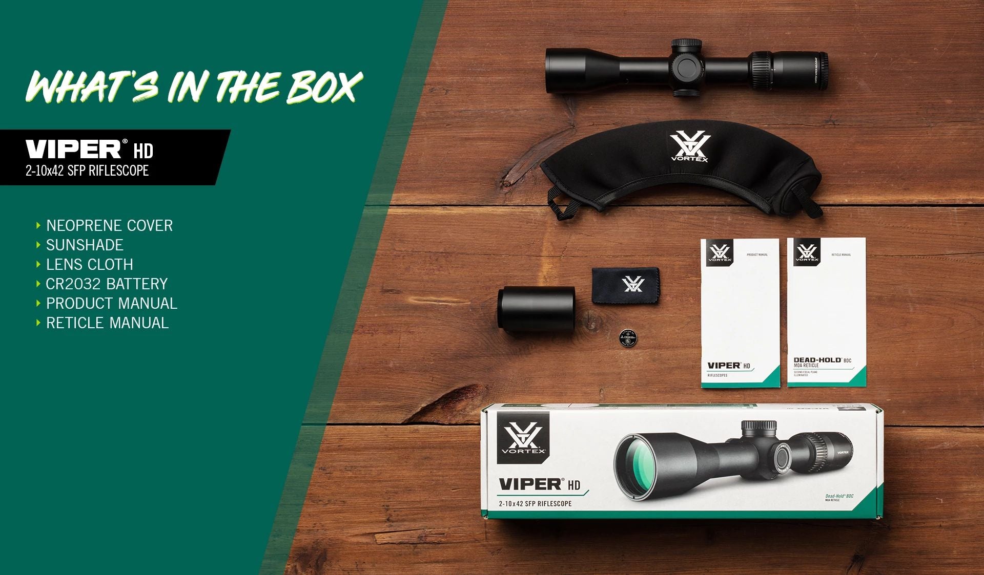 Vortex Viper HD 2-10x42 Dead-Hold BDC MOA Riflescope | Shop at GOHUNT