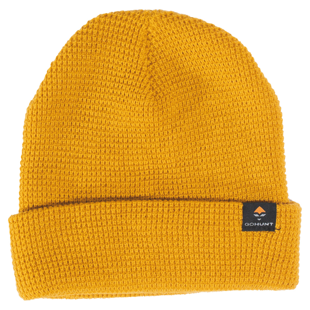 GOHUNT Waffle Roller Beanie in Mustard by GOHUNT | GOHUNT - GOHUNT Shop