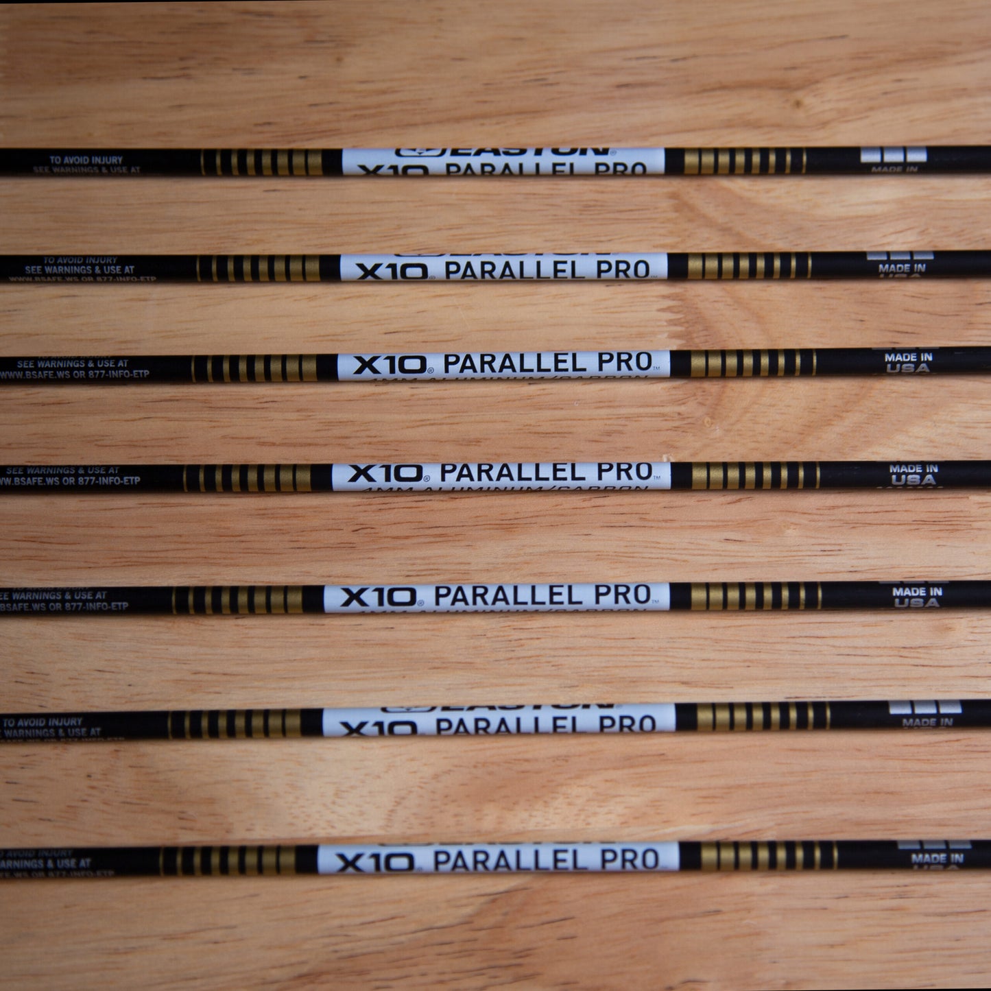 Easton X10 Parallel Pro Arrow Shafts - 12 Count