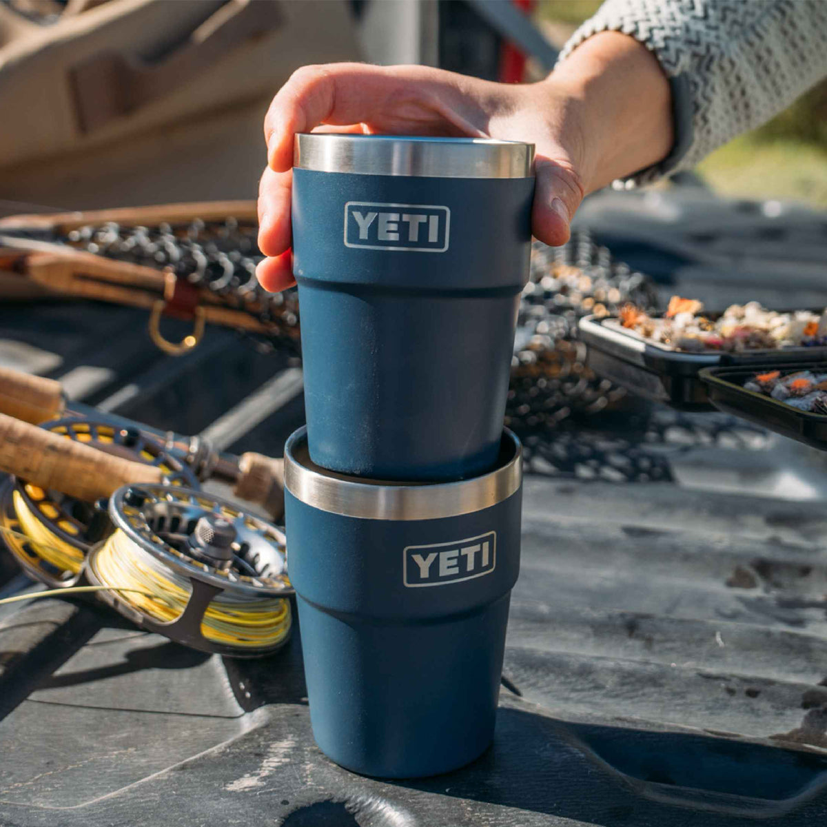 Yeti Rambler 16oz Stackable Mugs in  by GOHUNT | Yeti - GOHUNT Shop
