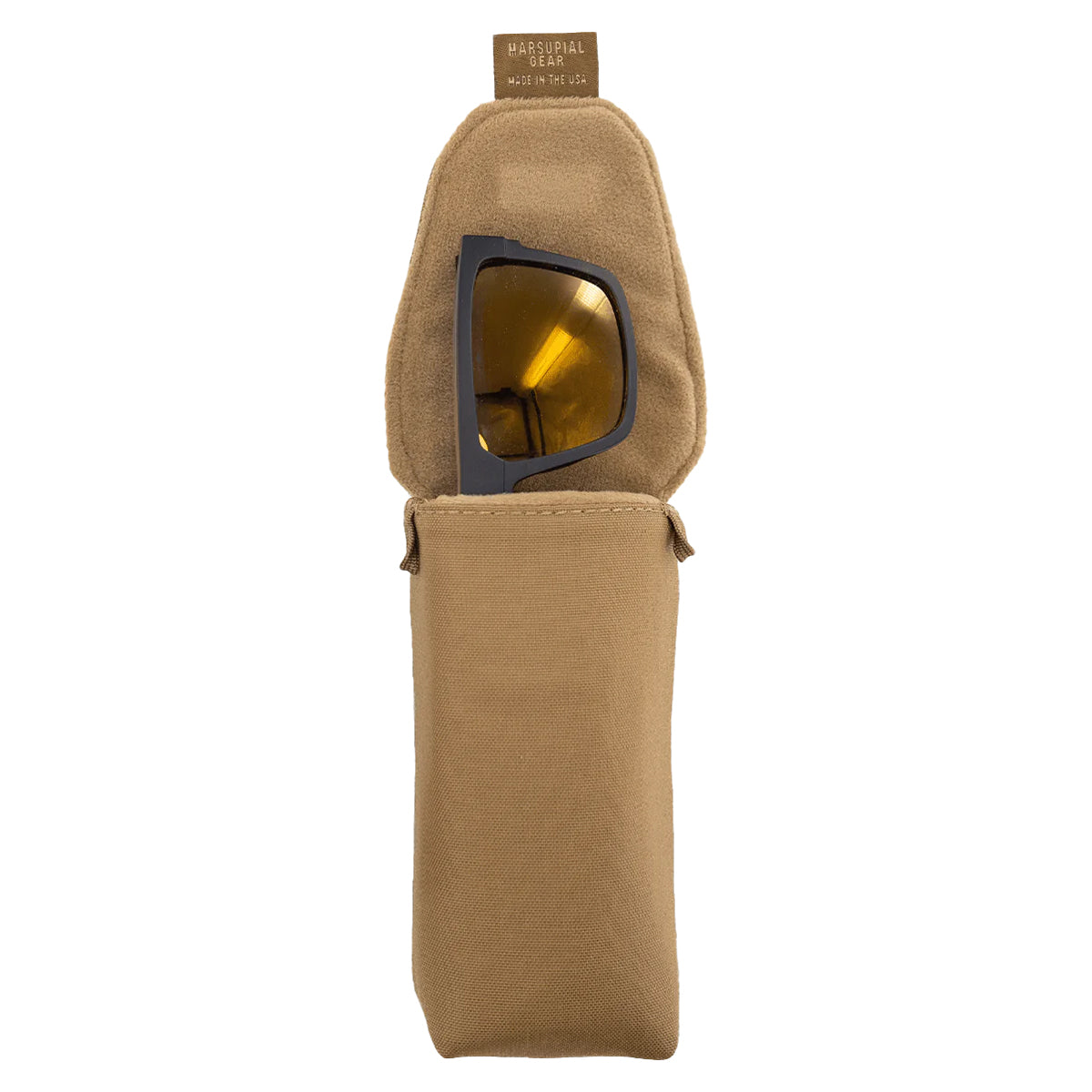 Marsupial Gear Eyeglass Pouch in Coyote by GOHUNT | Marsupial Gear - GOHUNT Shop