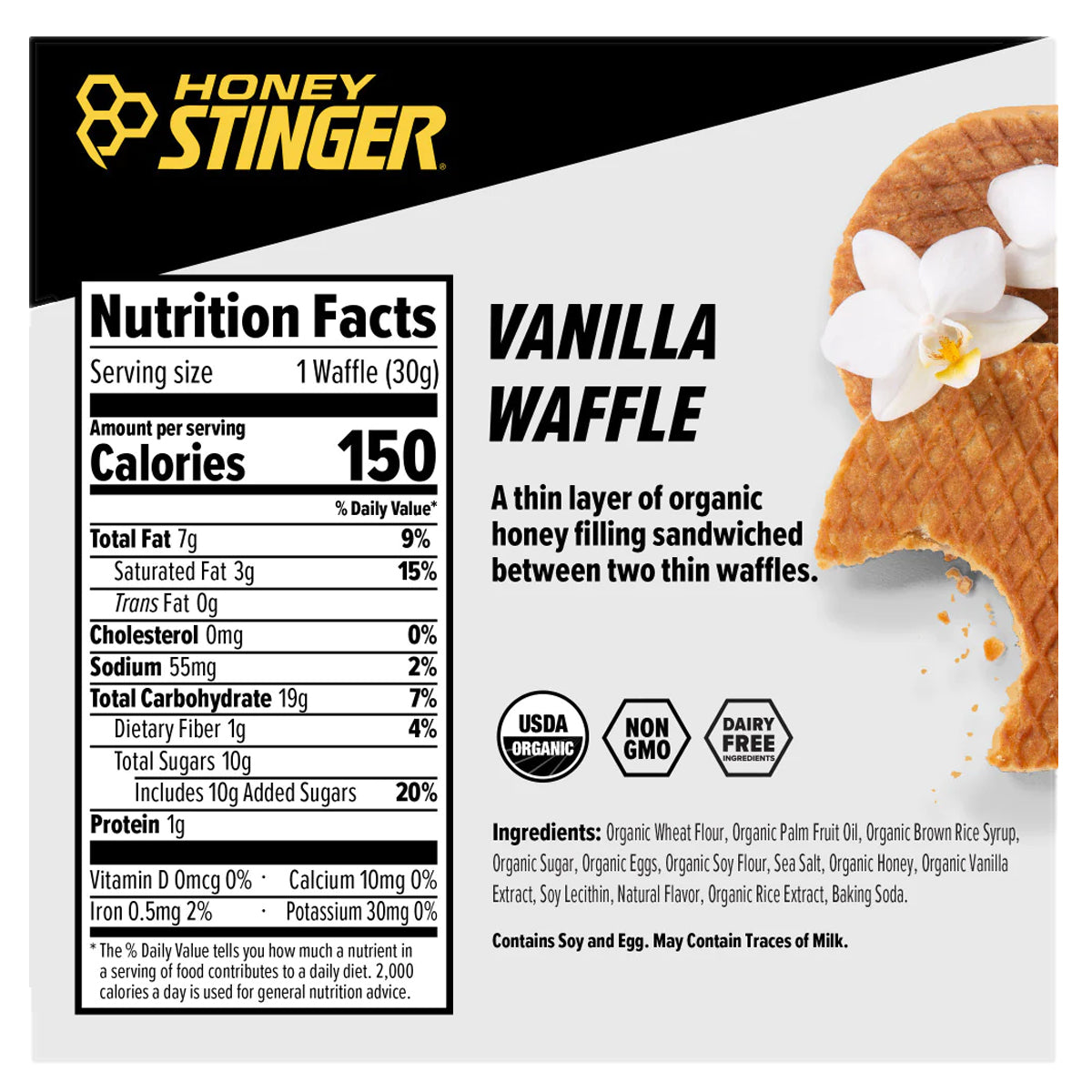 Honey Stinger Waffles in Vanilla by GOHUNT | Honey Stinger - GOHUNT Shop