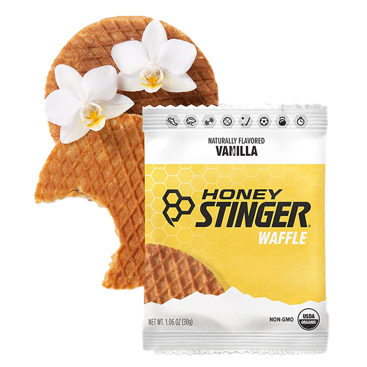 Honey Stinger Waffles in Vanilla by GOHUNT | Honey Stinger - GOHUNT Shop