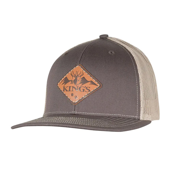 King's Logo Diamond elk Patch Hat