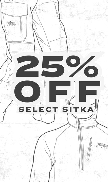 Shop select Sitka at 25% off