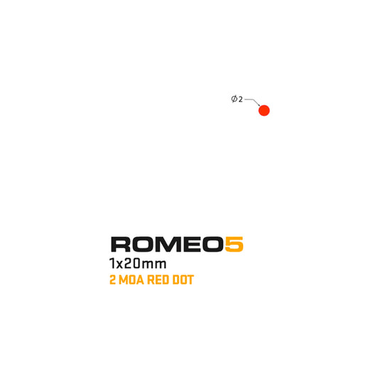 Sig Sauer ROMEO5 Compact 1x20mm Red Dot Sight